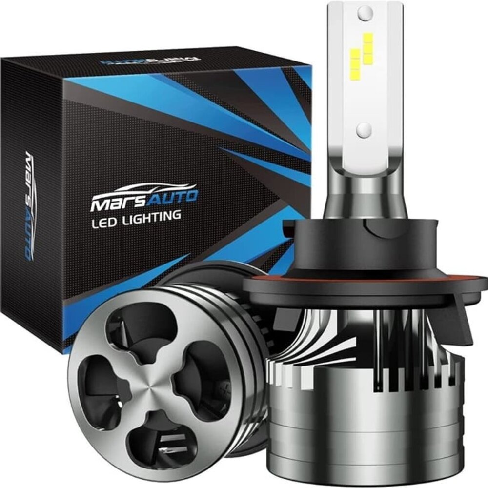 MARSAUTO LED Headlight Bulbs Conversion Kit with Fan 2 Pack